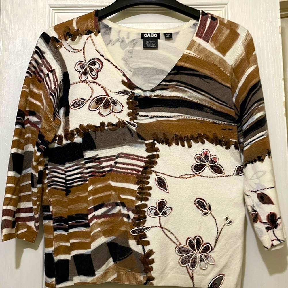 Cabo women’s L embellished sweater